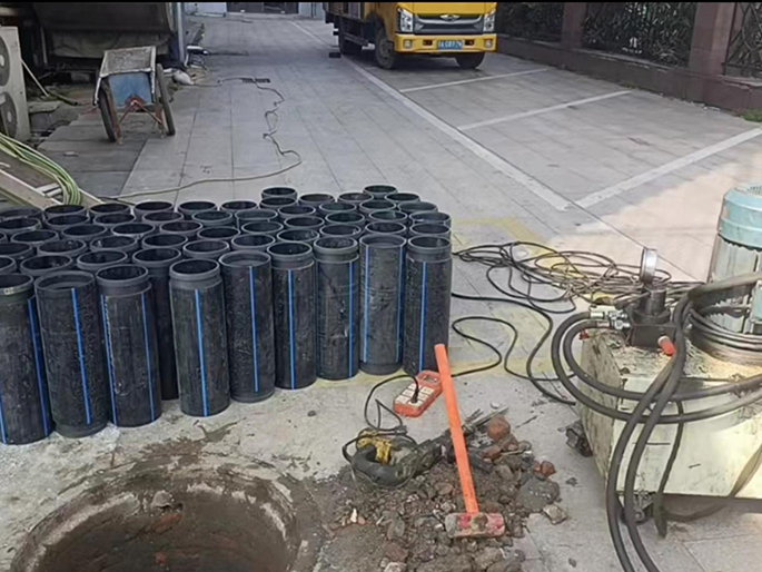 宜昌PE置换管厂家 DN315置换管 非开挖管短管置换